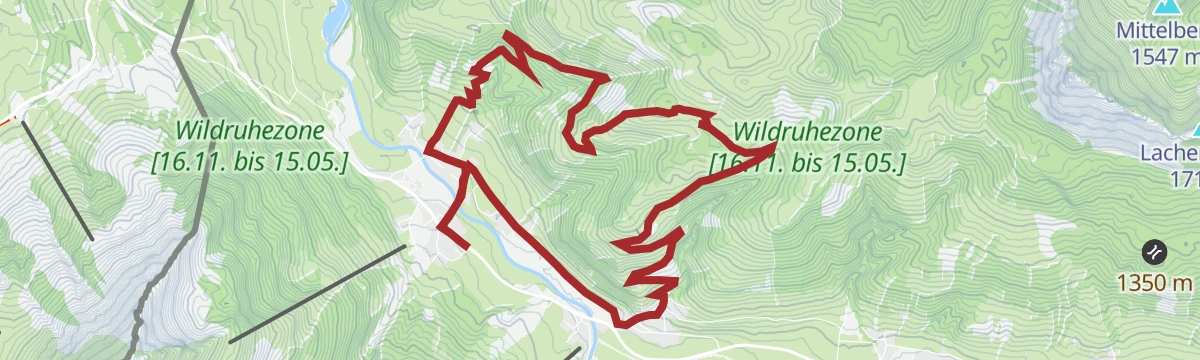 Route map: Frickler Berg-Runde